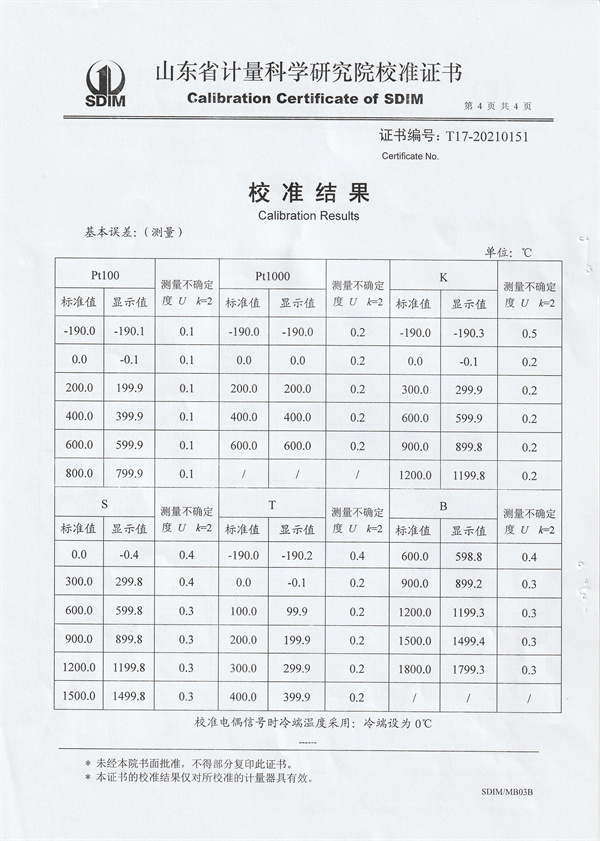 长春华恒检测技术有限公司多功能过程校验仪校准证书 (4).jpg